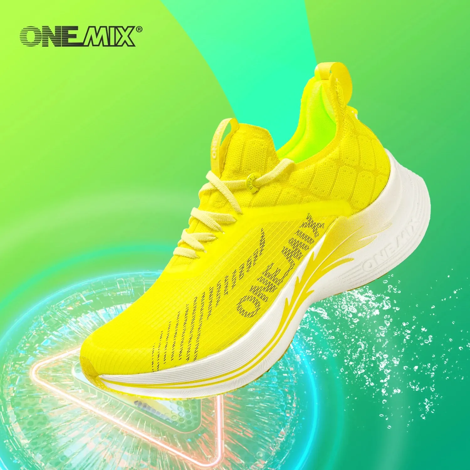 Running Shoe Carbon - ONEMIX Carbon Plate Marathon-Laufschuhe, professionelle, stabile