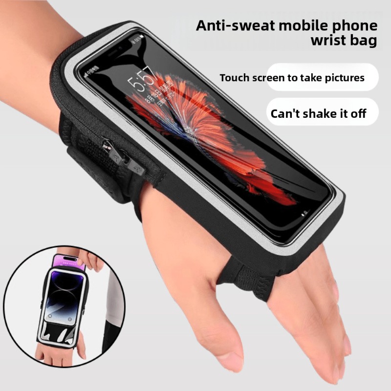 Running Gear Storage - Unisex Sport-Laufarmband Outdoor-Ausrüstung 7-Zoll-Handy-Kompatible Armtasche