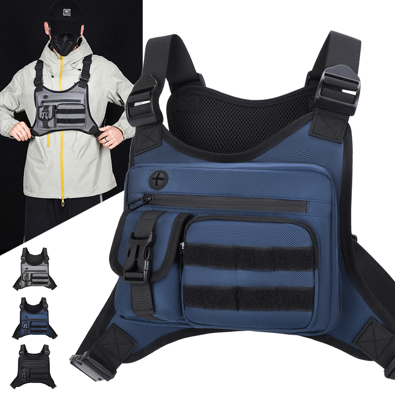 Running Gear Storage - Taktische Brusttasche für Herren, Wasserdichte Crossbody-Tragetasche,
