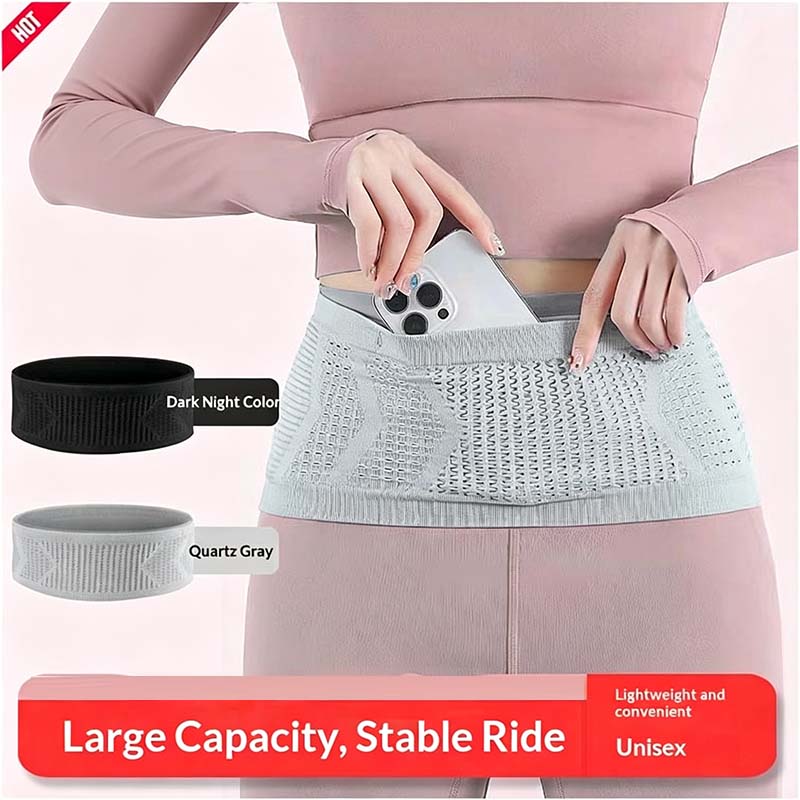 Running Gear Storage - Unsichtbare Diebstahlsichere Laufgürteltasche Ultra-Dünne Atmungsaktive Enganliegende