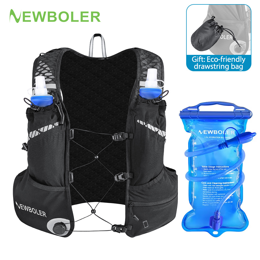 Running Gear Storage - 8L Atmungsaktive Hydrationsweste für Trailrunning, Marathon,
