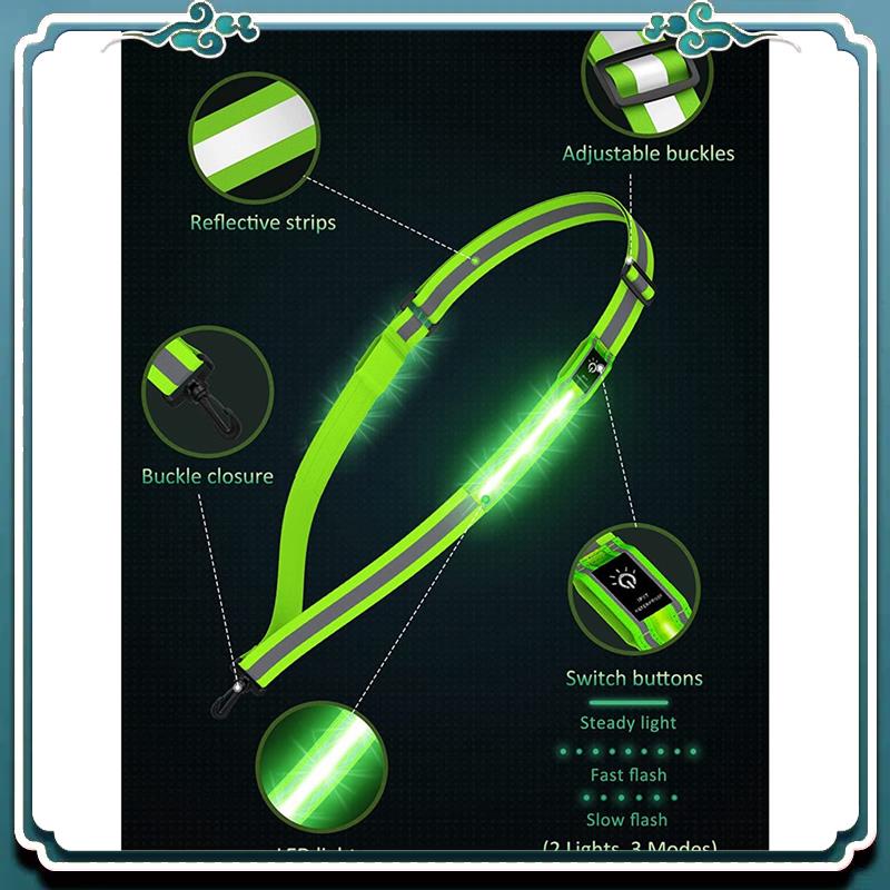 Zuverlässige LED-Reflexgürtel- – Running Gear At Night Bewertung und Preis