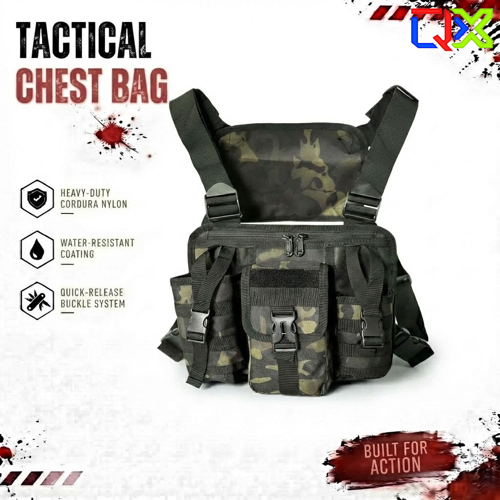 QX Taktische Weste Brusttasche – Running Gear Storage Bewertung und Preis